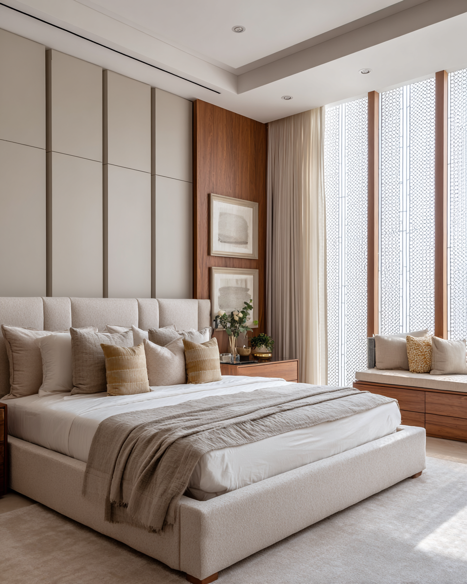 Saha House bedroom