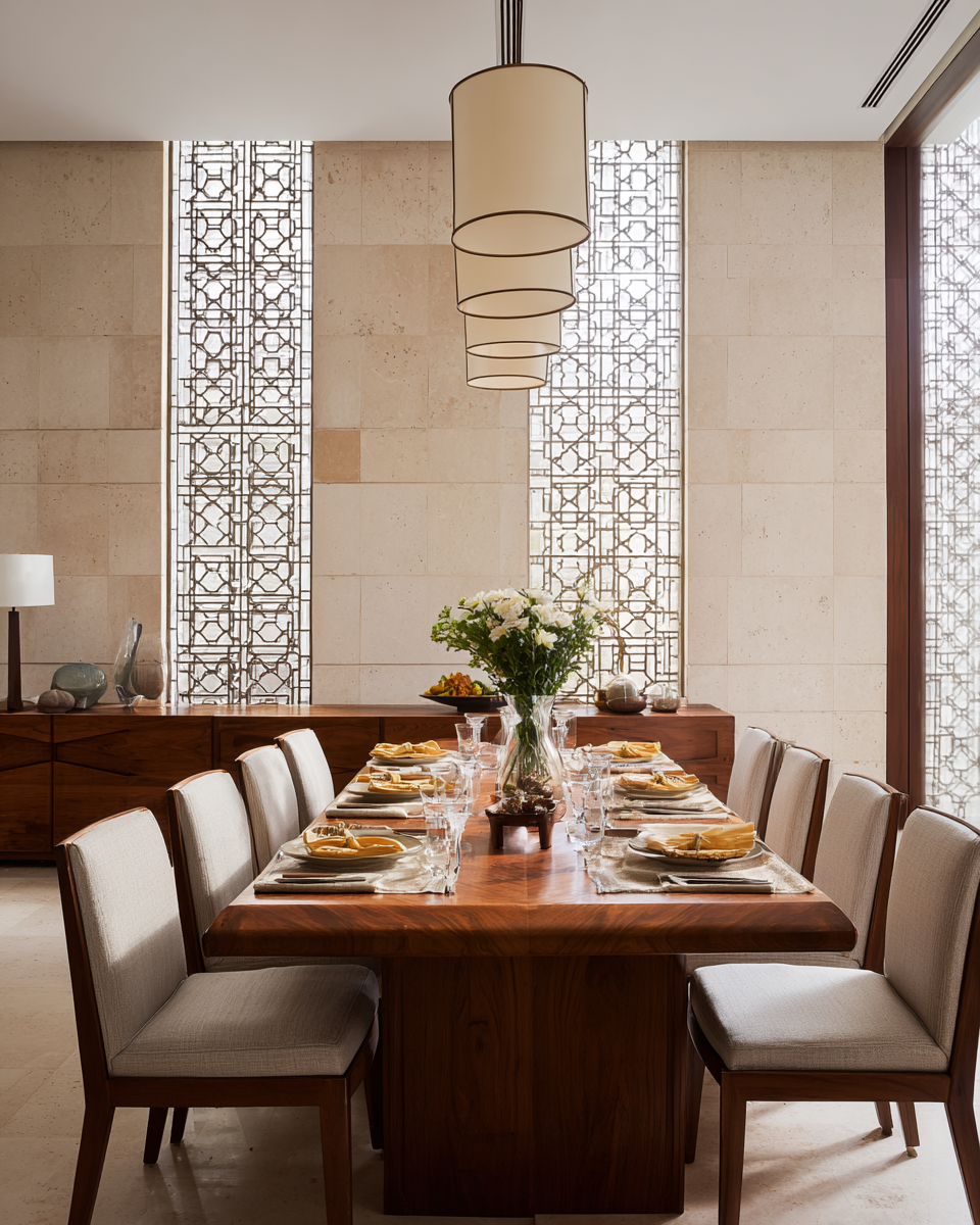 Saha House dining