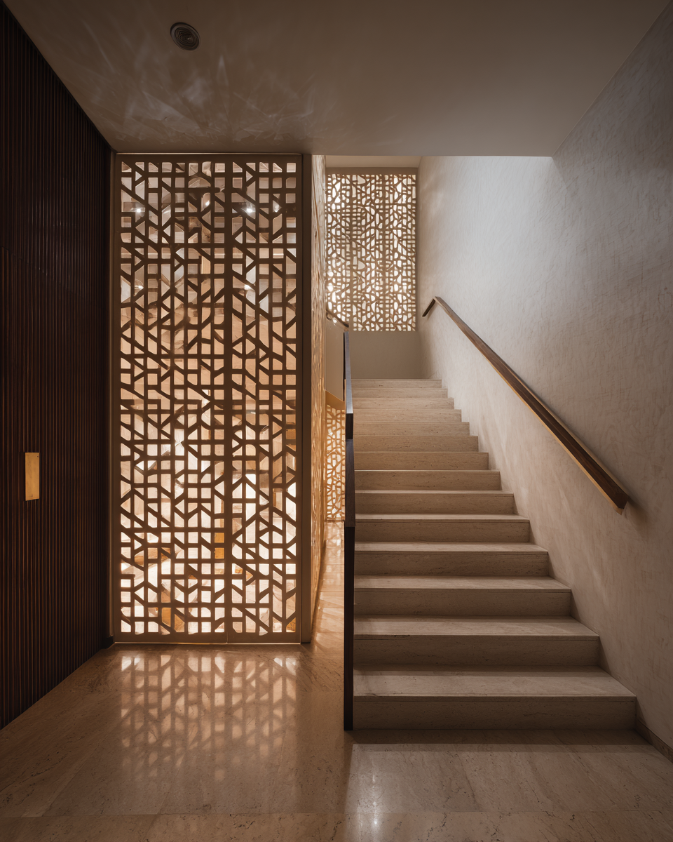 Saha House stairs